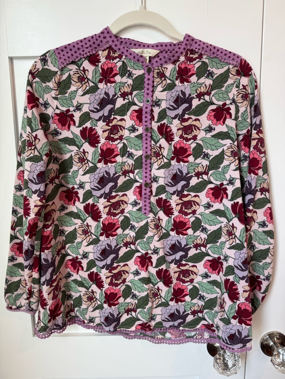 Matilda Jane Women’s Dusk or Dawn Floral Top size S